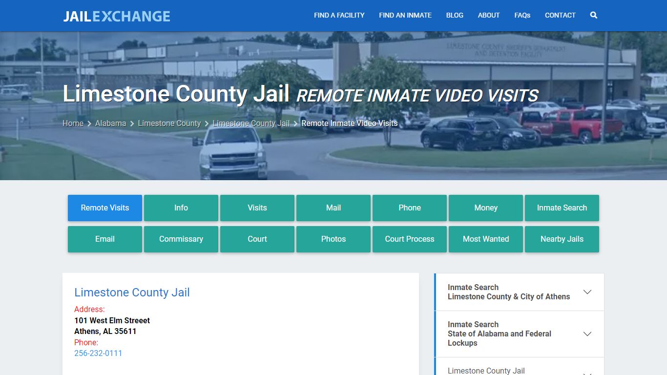 Video Visitation - Limestone County Jail, AL - Jail Exchange