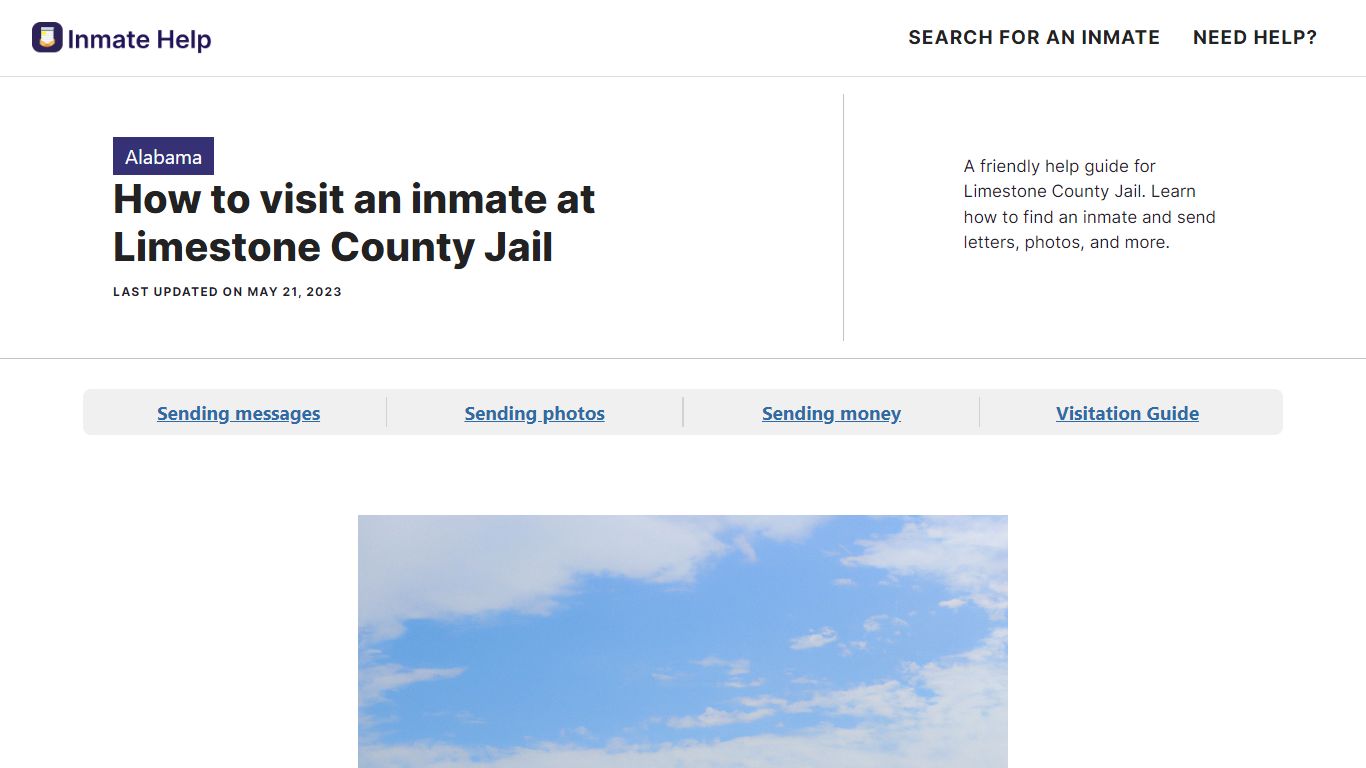 How to visit an inmate at Limestone County Jail - Inmate Help